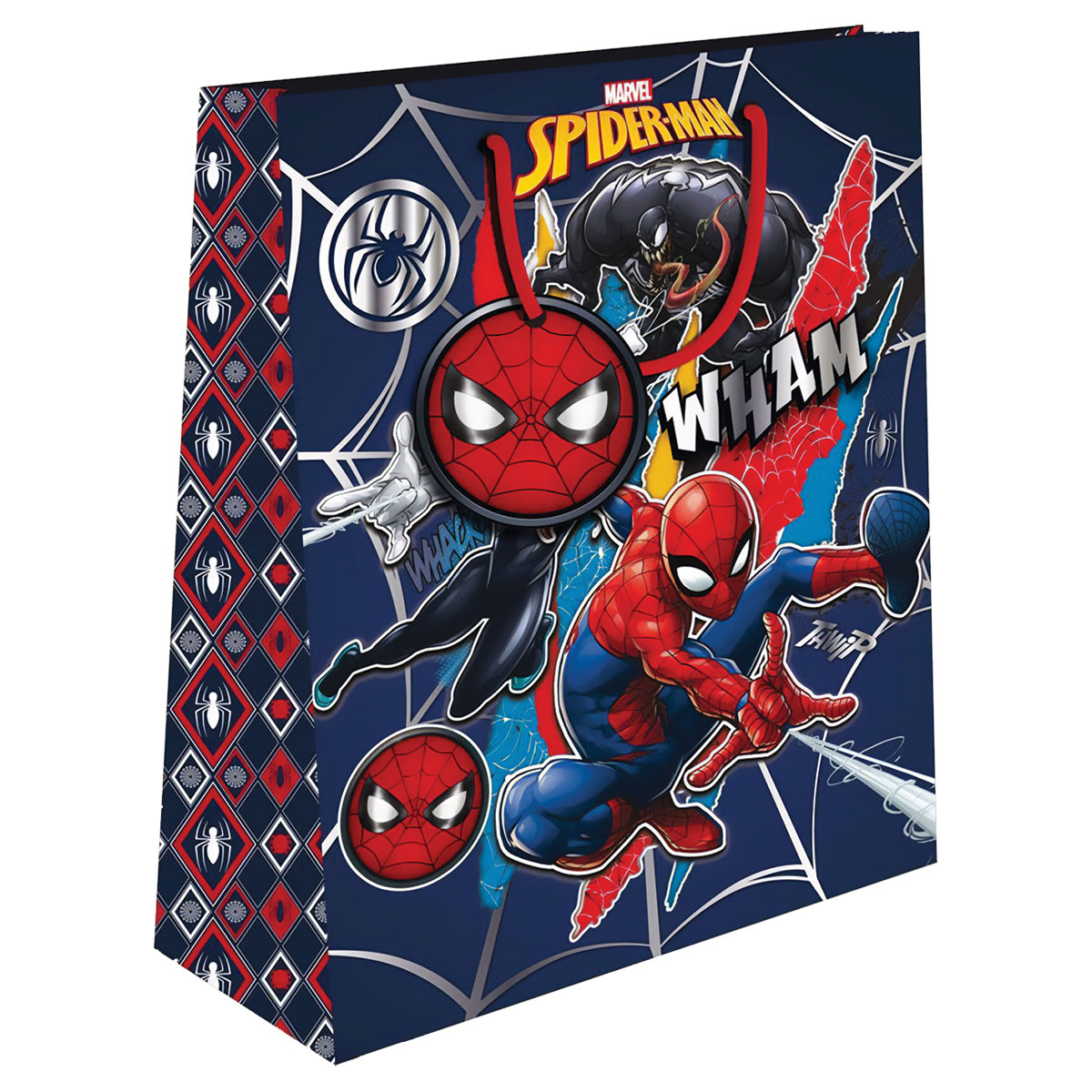 SPIDER-MAN-Saco Prenda-Grande-33x45x10cm-2 Designs