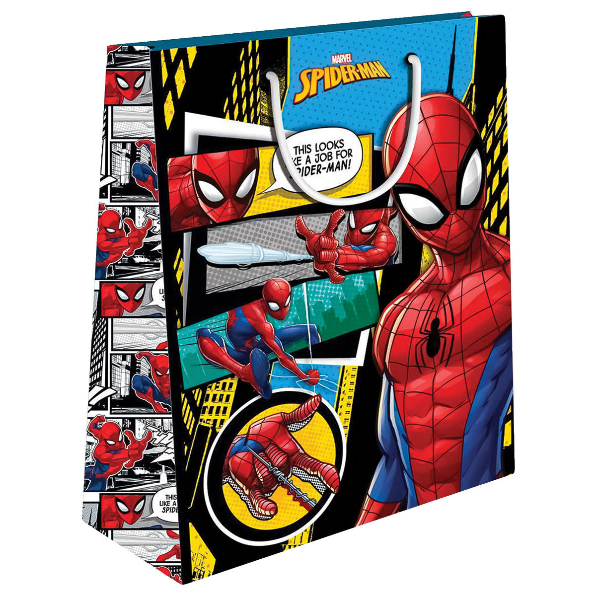 SPIDER-MAN-Saco Prenda-Grande-33x45x10cm-2 Designs