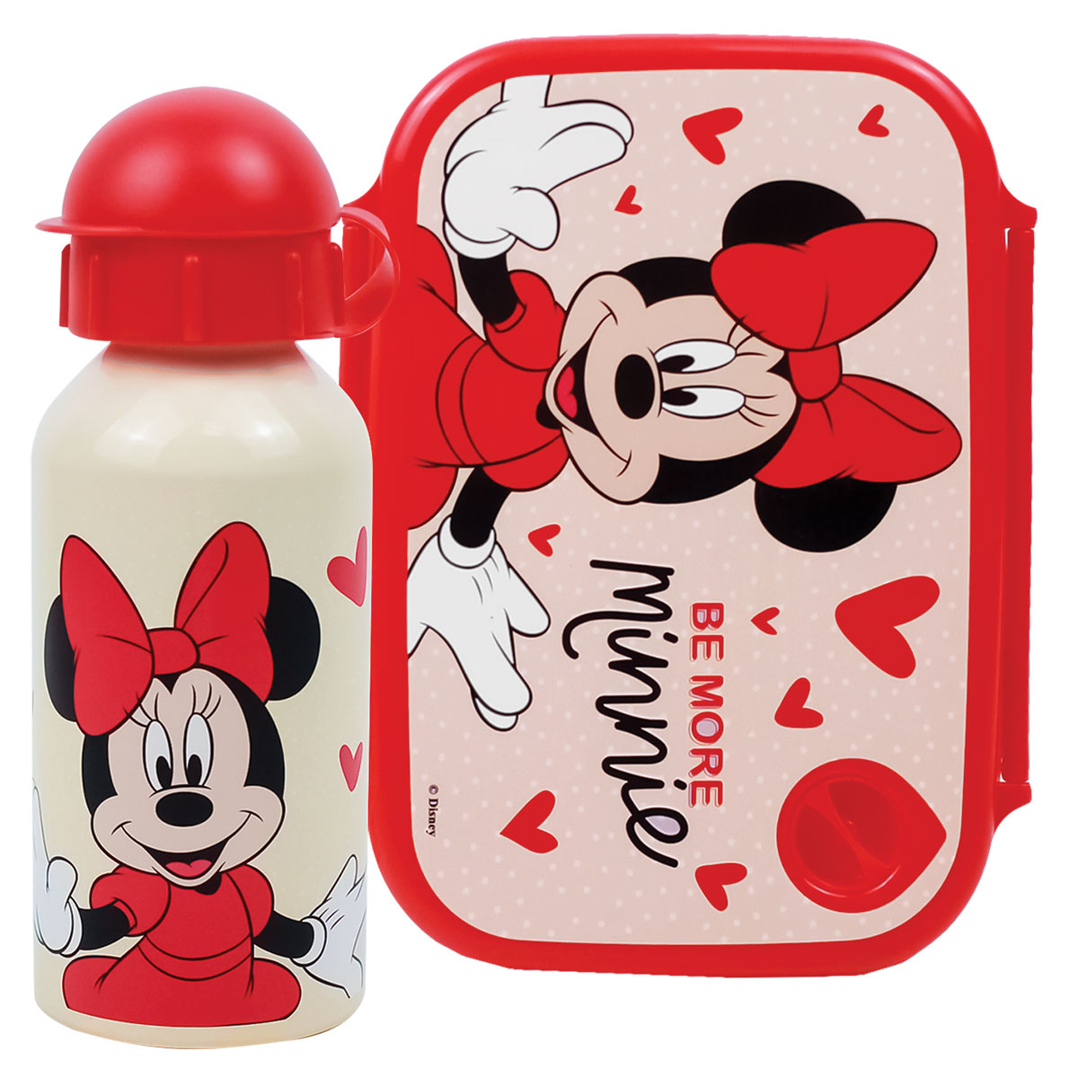 MINNIE-Set c/ Cantil de Aluminio 400ml+Merendeira