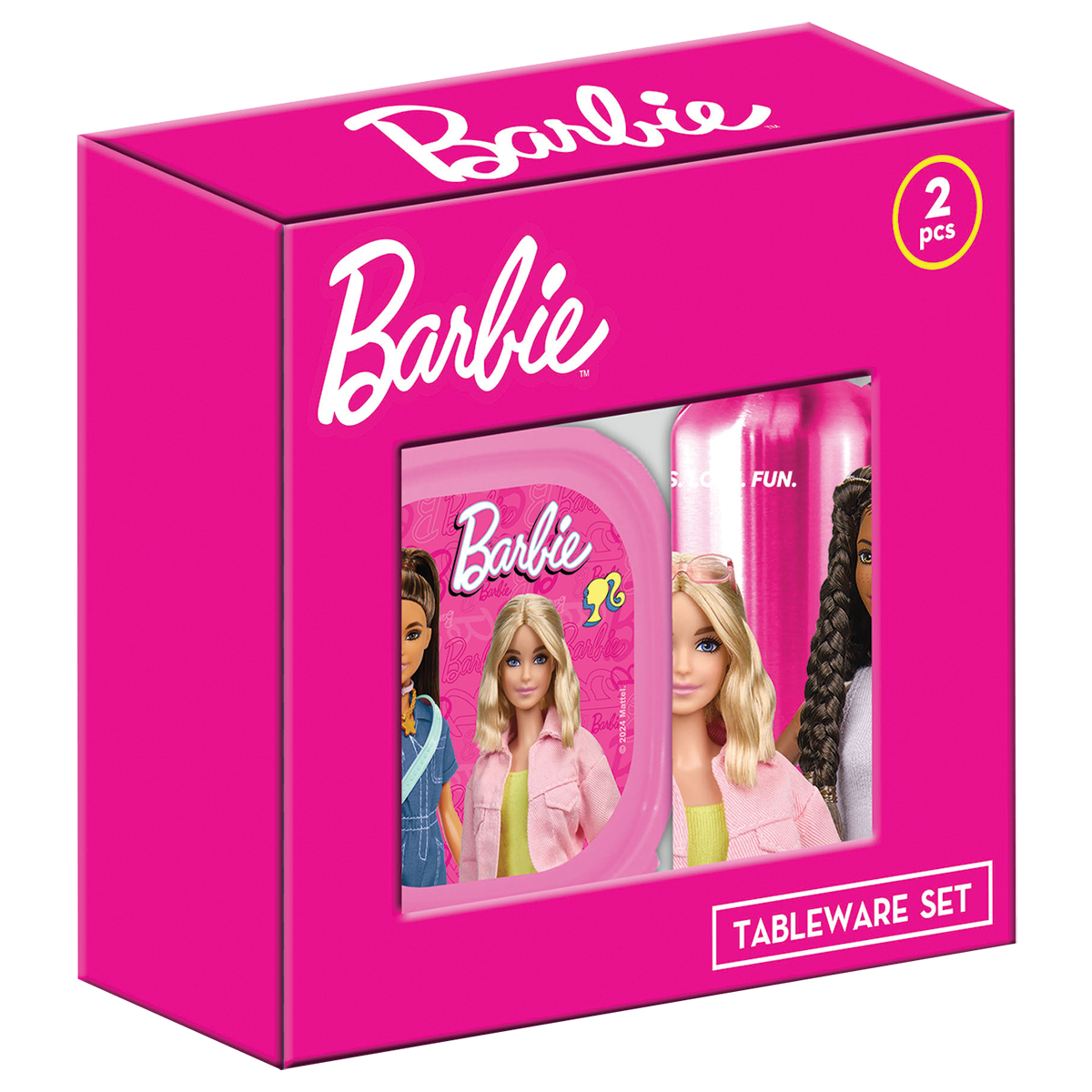 BARBIE-DREAMS-Set c/ Cantil de Aluminio 400ml+Merendeira