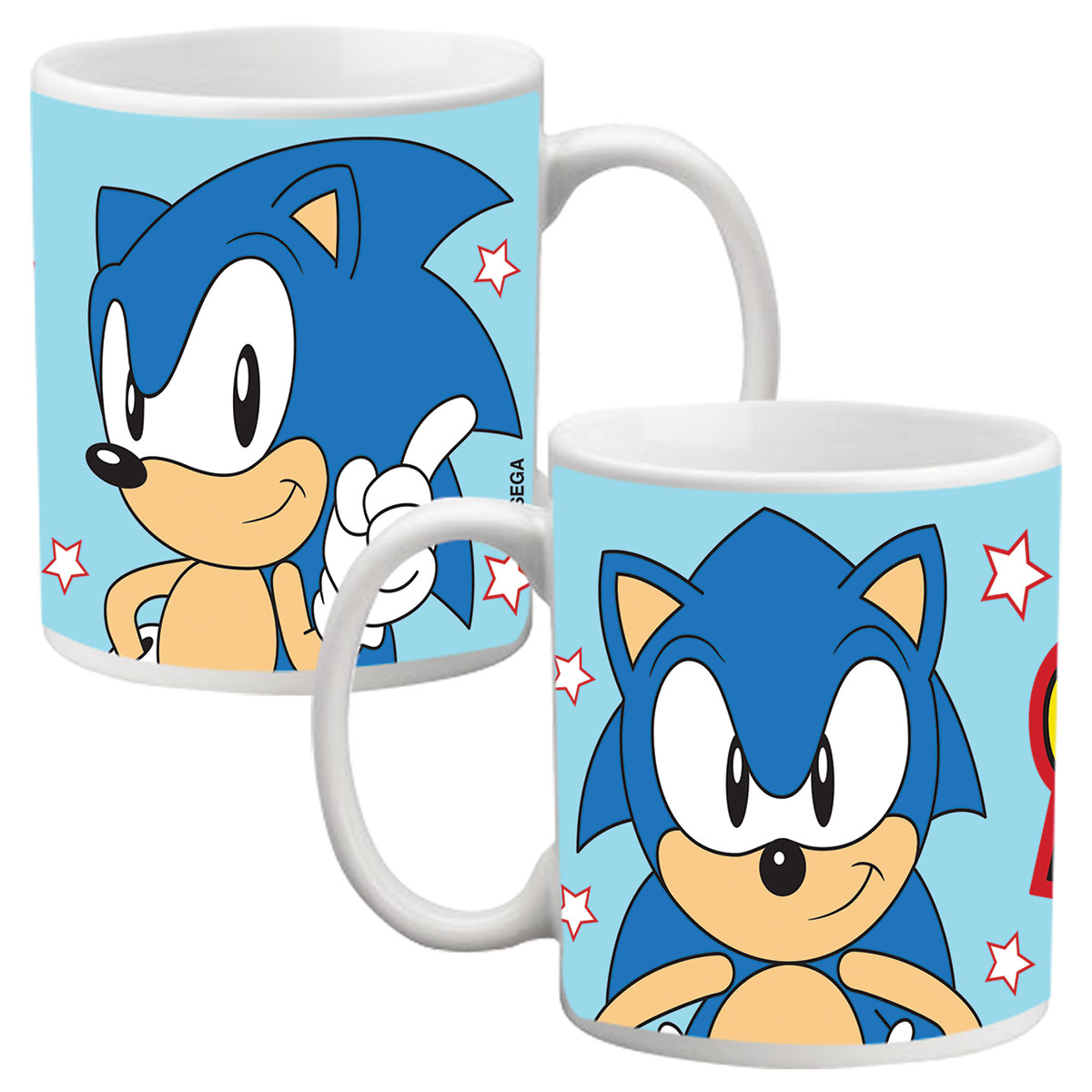 SONIC-Caneca Cerâmica 11oz/300ml Caixa Presente