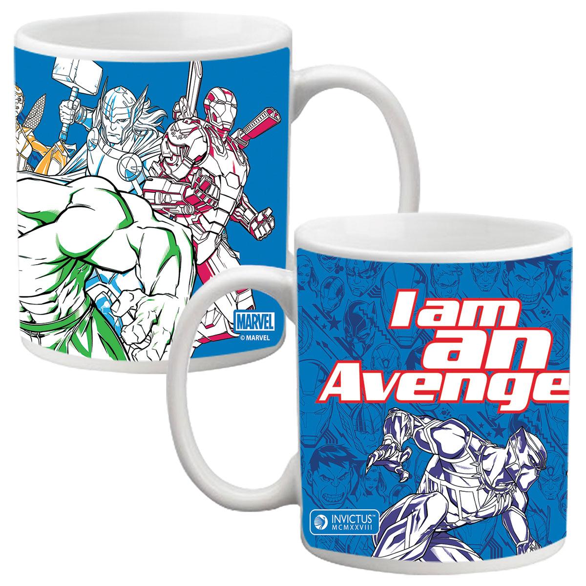 AVENGERS-Caneca Cerâmica 11oz/300ml Caixa Presente