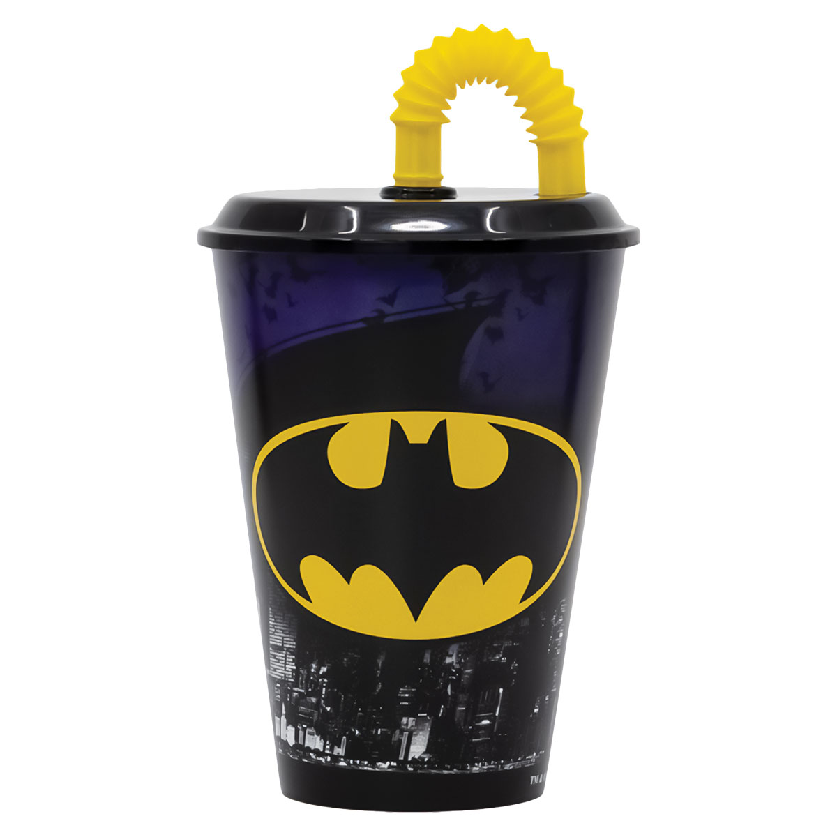 BATMAN-Copo Reutilizável PP com Palhinha 430ml