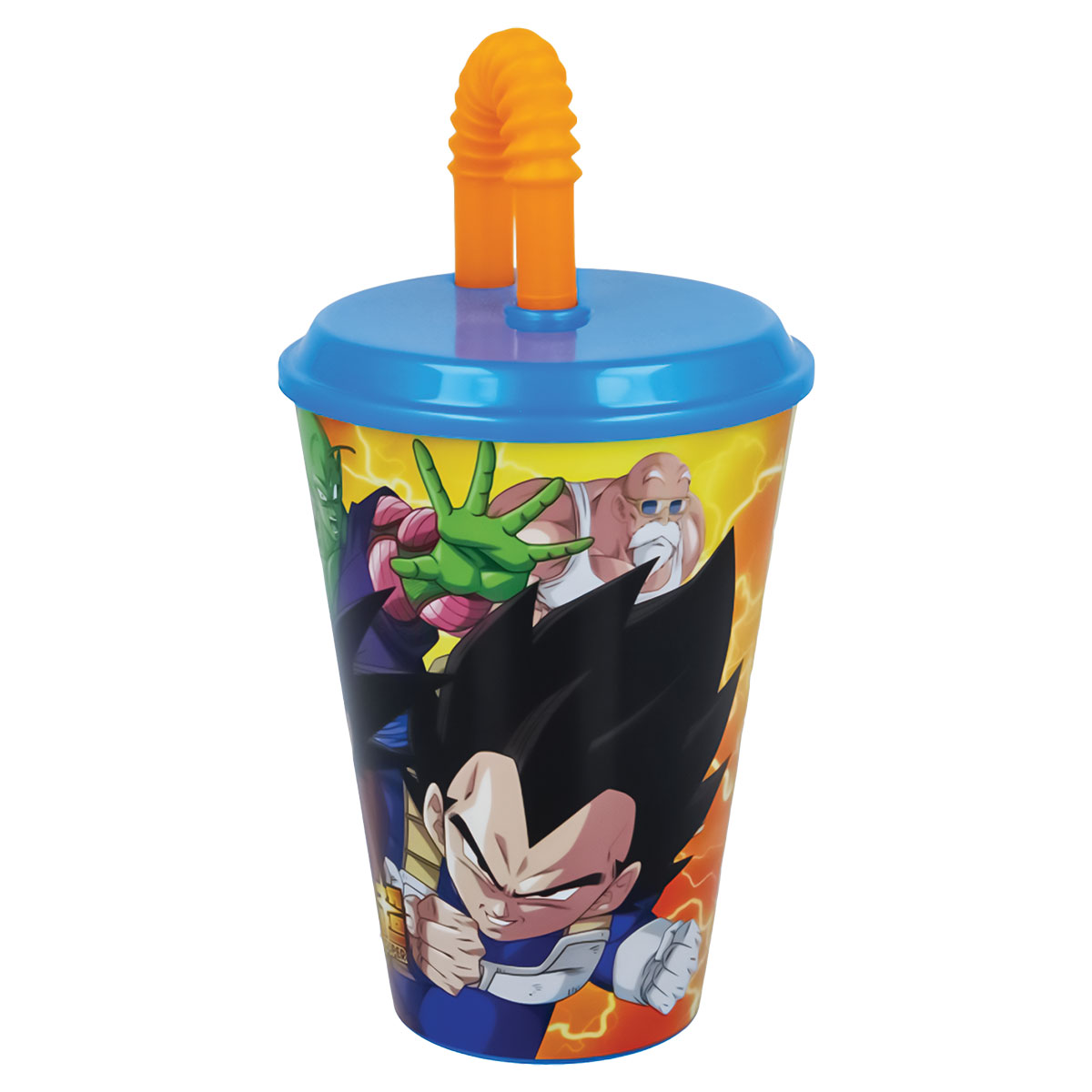 DRAGON BALL-Copo Reutilizável PP com Palhinha 430ml