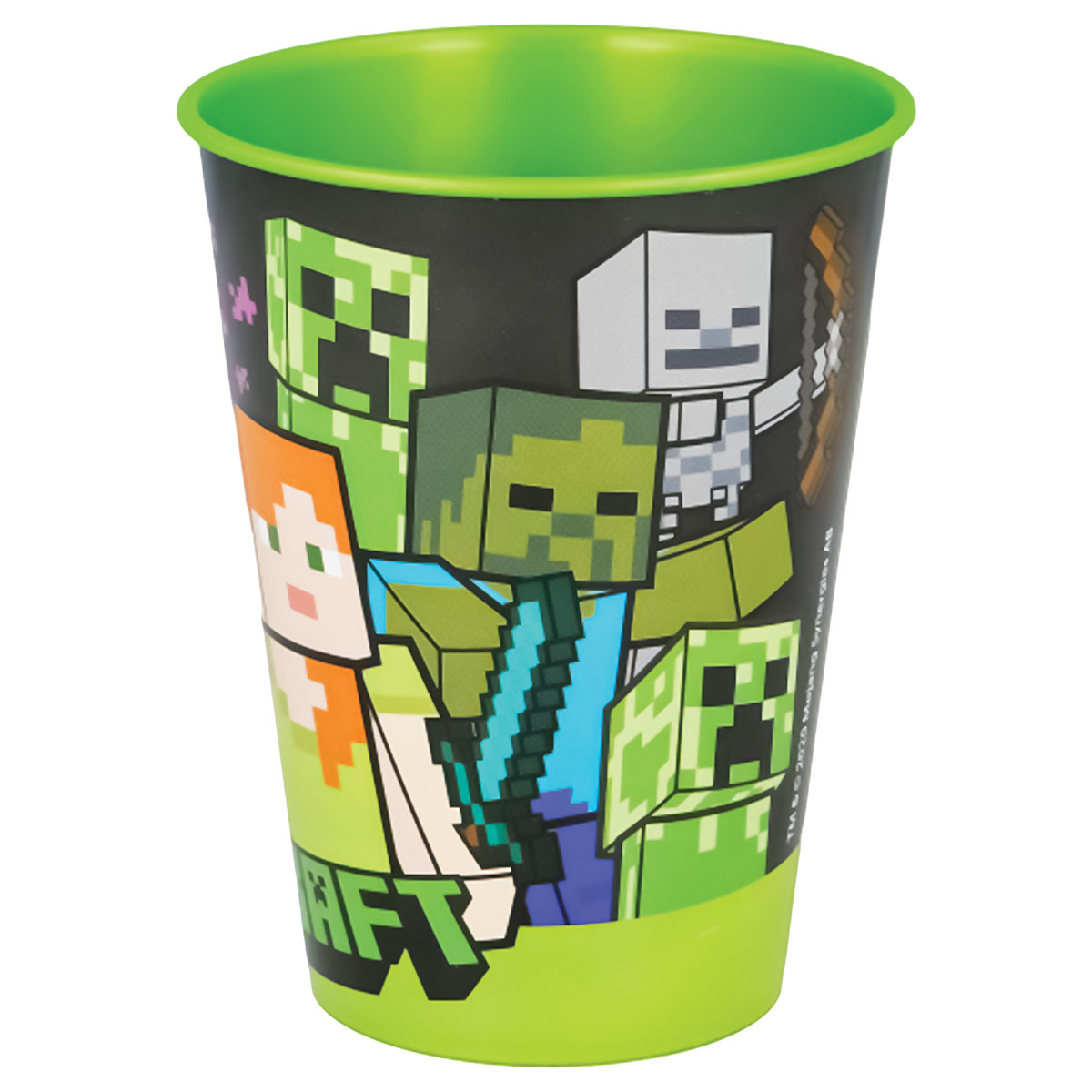 MINECRAFT-Copo Reutilizável PP 260ml