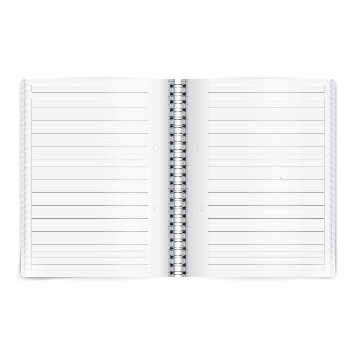 MITOS-Caderno A5 PP linhas espiral 80fls 80gr capa preta