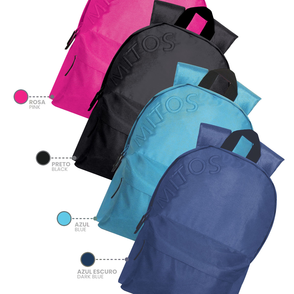 MITOS COLOURS-Mochila grande 30x41x19cm