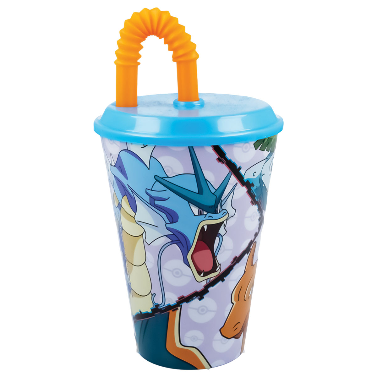 POKEMON-Copo Reutilizável PP com Palhinha 430ml