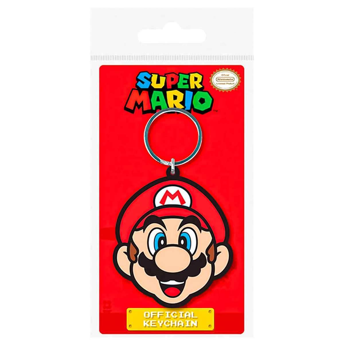 SUPER MARIO-ME-Porta-Chaves de Borracha