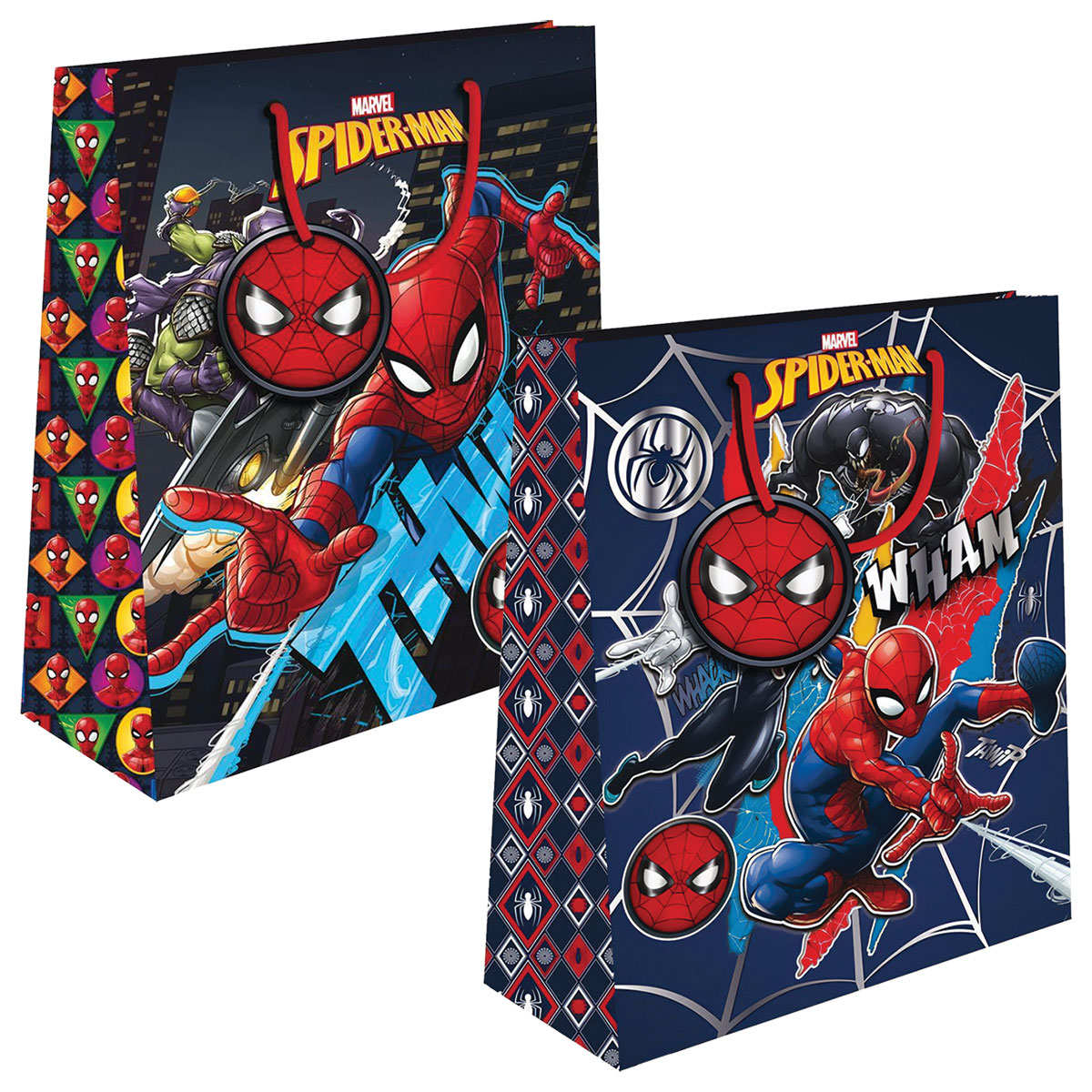 SPIDER-MAN-Saco Prenda-Grande-33x45x10cm-2 Designs