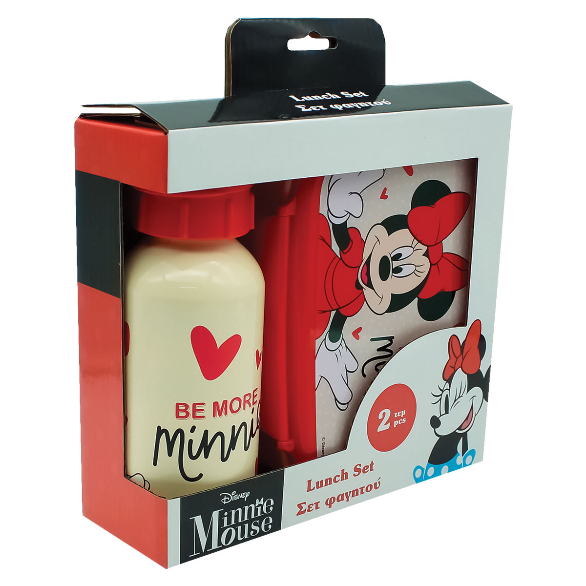 MINNIE-Set c/ Cantil de Aluminio 400ml+Merendeira