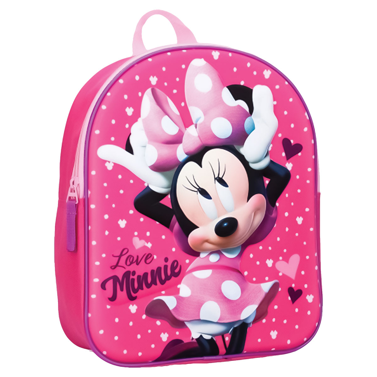 MINNIE-STR-Mochila Junior 3D 26x32x11cm