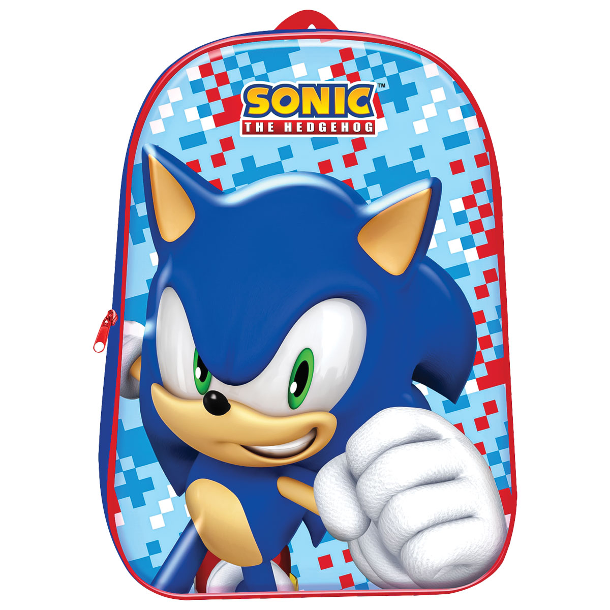 SONIC-ENEMIES-Mochila Junior 3D 25x31x10cm