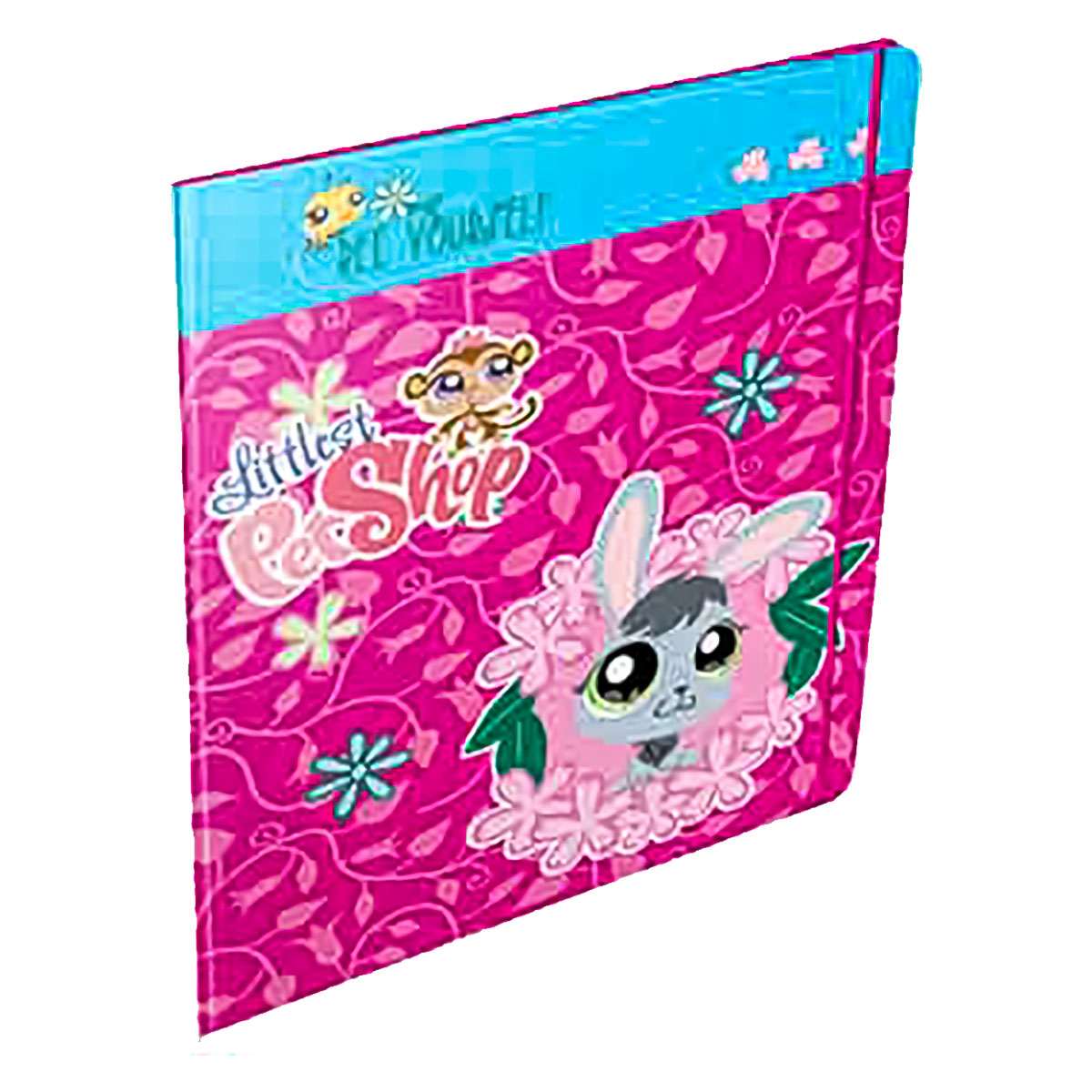 Littlest Pet Shop-Capa A4 em pp com elástico (24x32cm)