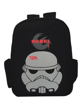 STAR WARSc-Mochila c/ 2 bolsos laterais 30x40x16cm