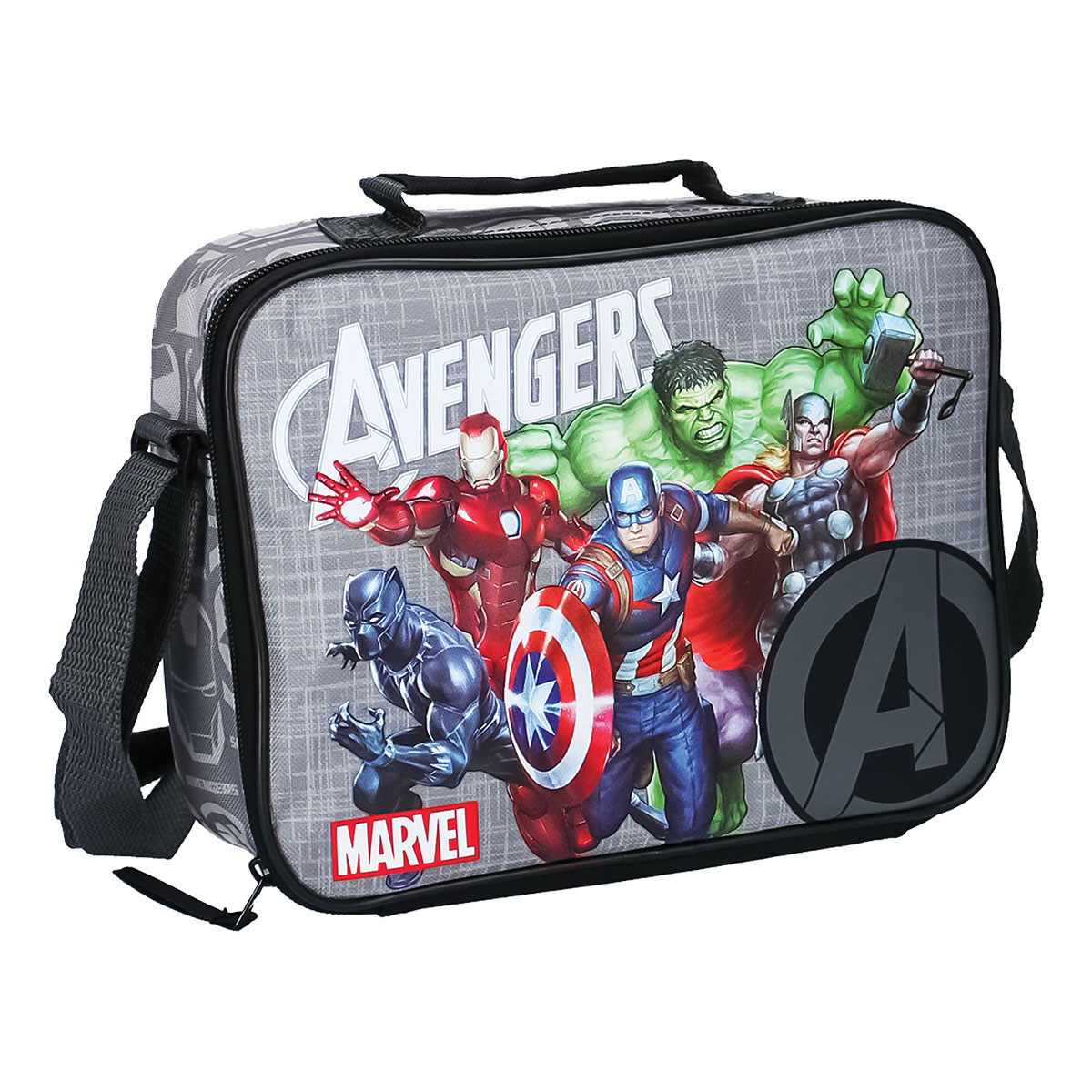 Avengers Gteam-Saco de lanche a tiracolo 22x18x8cm