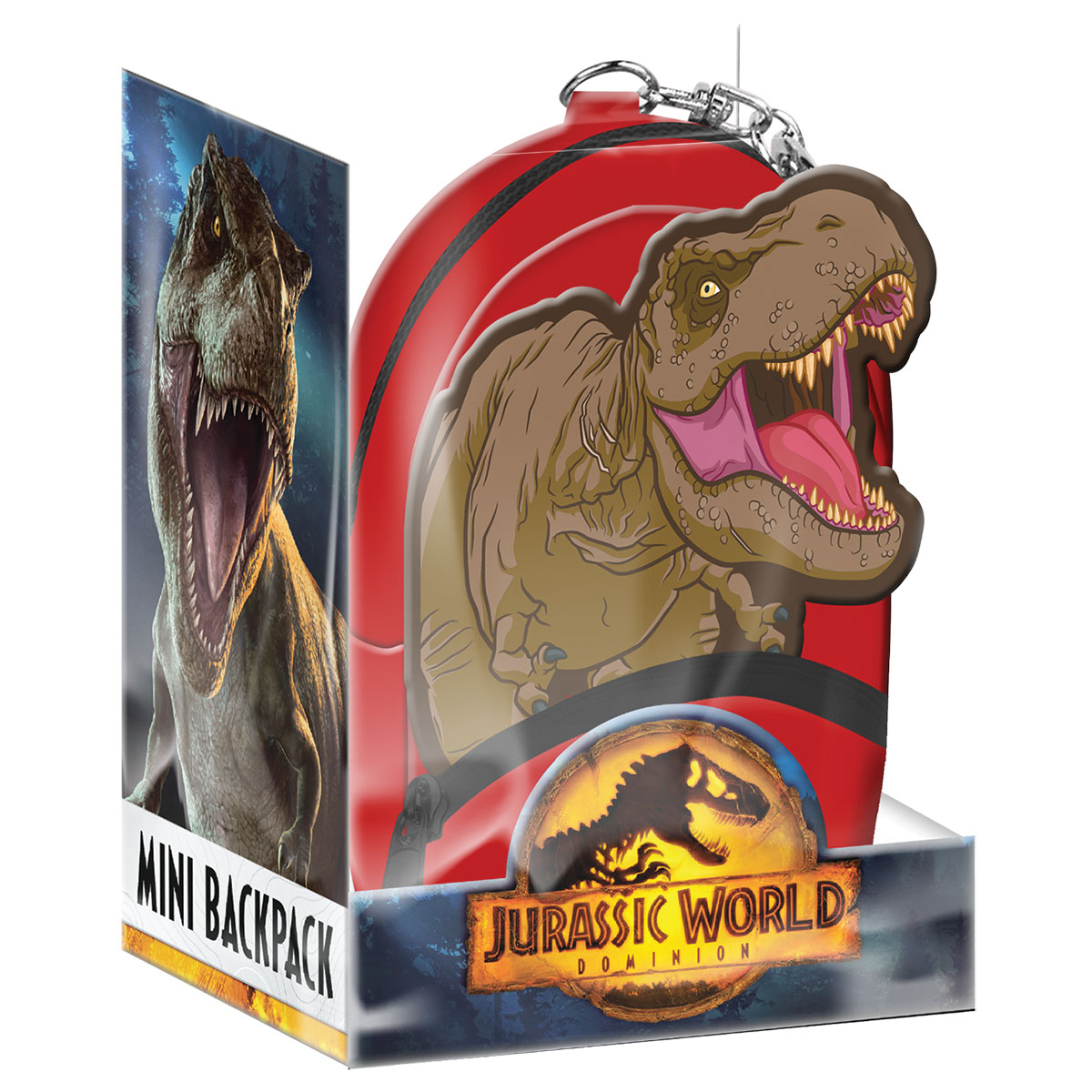 JURASSIC WORLD-T-REX-Set Escrita-Micro Mochila-6 Peças