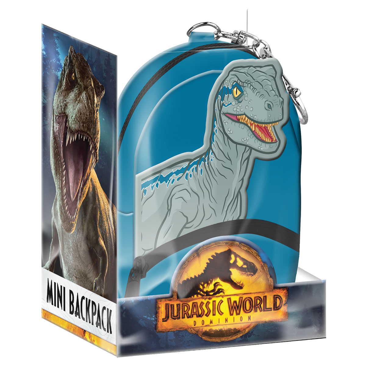 JURASSIC WORLD-BLUE-Set Escrita-Micro Mochila-6 Peças