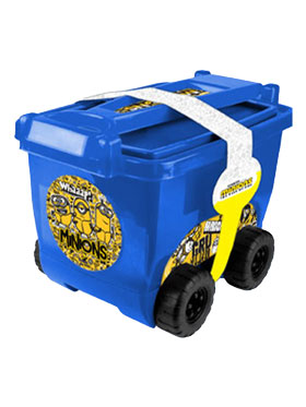 Minions -Trolley com pega&carga-30.1X23.5X23cm