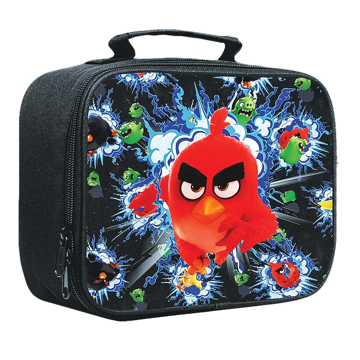 ANGRY BIRDSblk-Saco de lanche a tiracolo 22x18x8cm