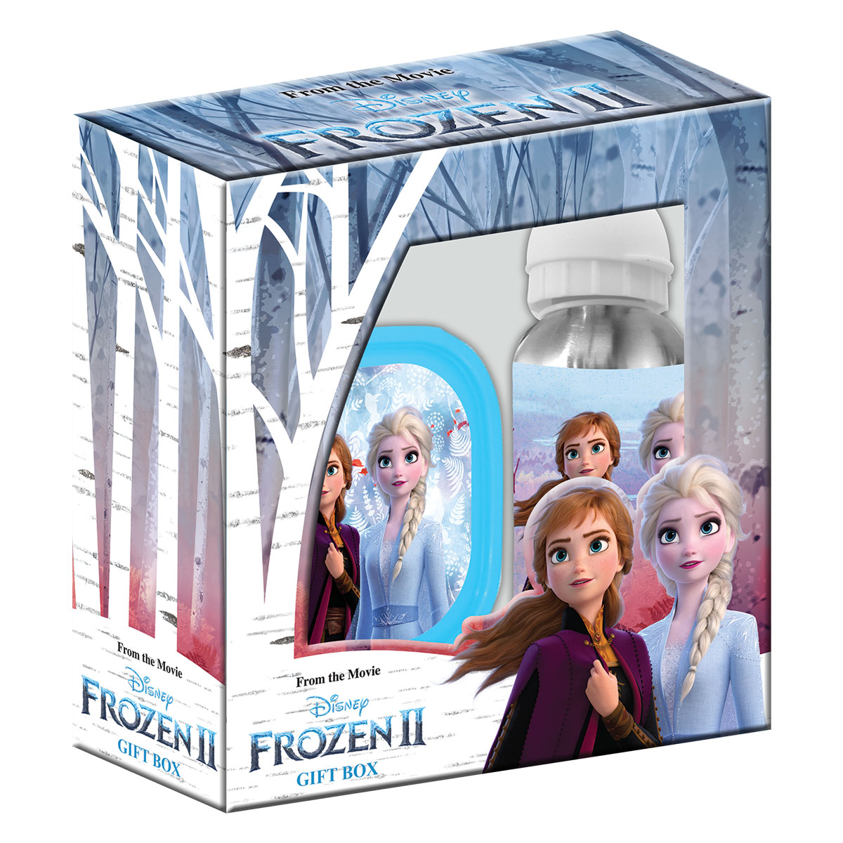 Frozen2-Set c/ Cantil de Aluminio 400ml+Merendeira