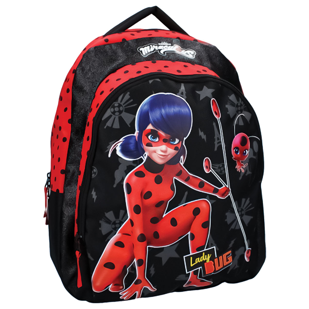 LADYBUG-COURAGE-Mochila Grande c/2 fechos 35x45x15cm