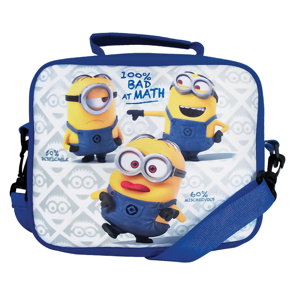 Minions BM-Saco de lanche a tiracolo 22x18x8cm