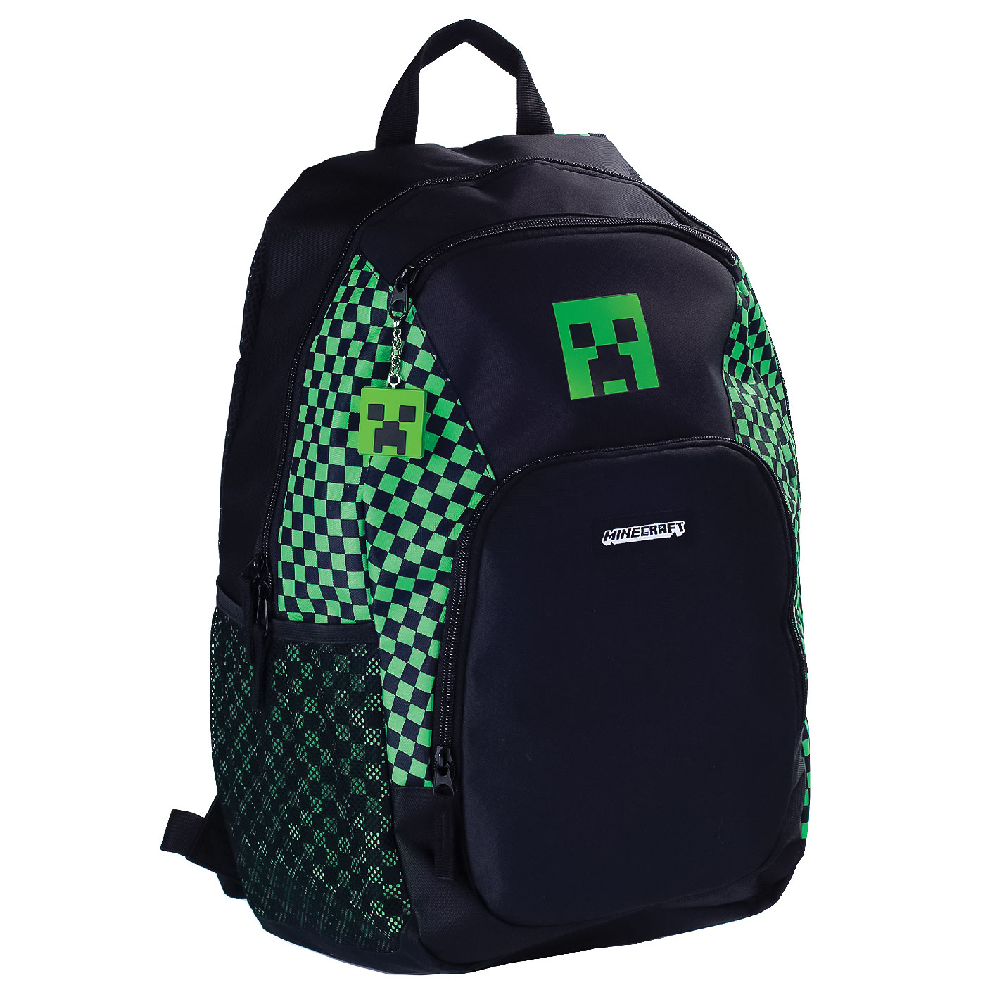 MINECRAFT-Mochila grande c/ 3 fechos 33x48x18cm