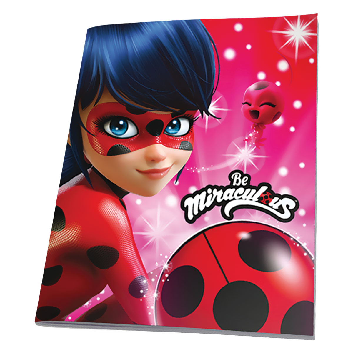 Ladybugst-Caderno A5 agrafado quadriculado 40fls