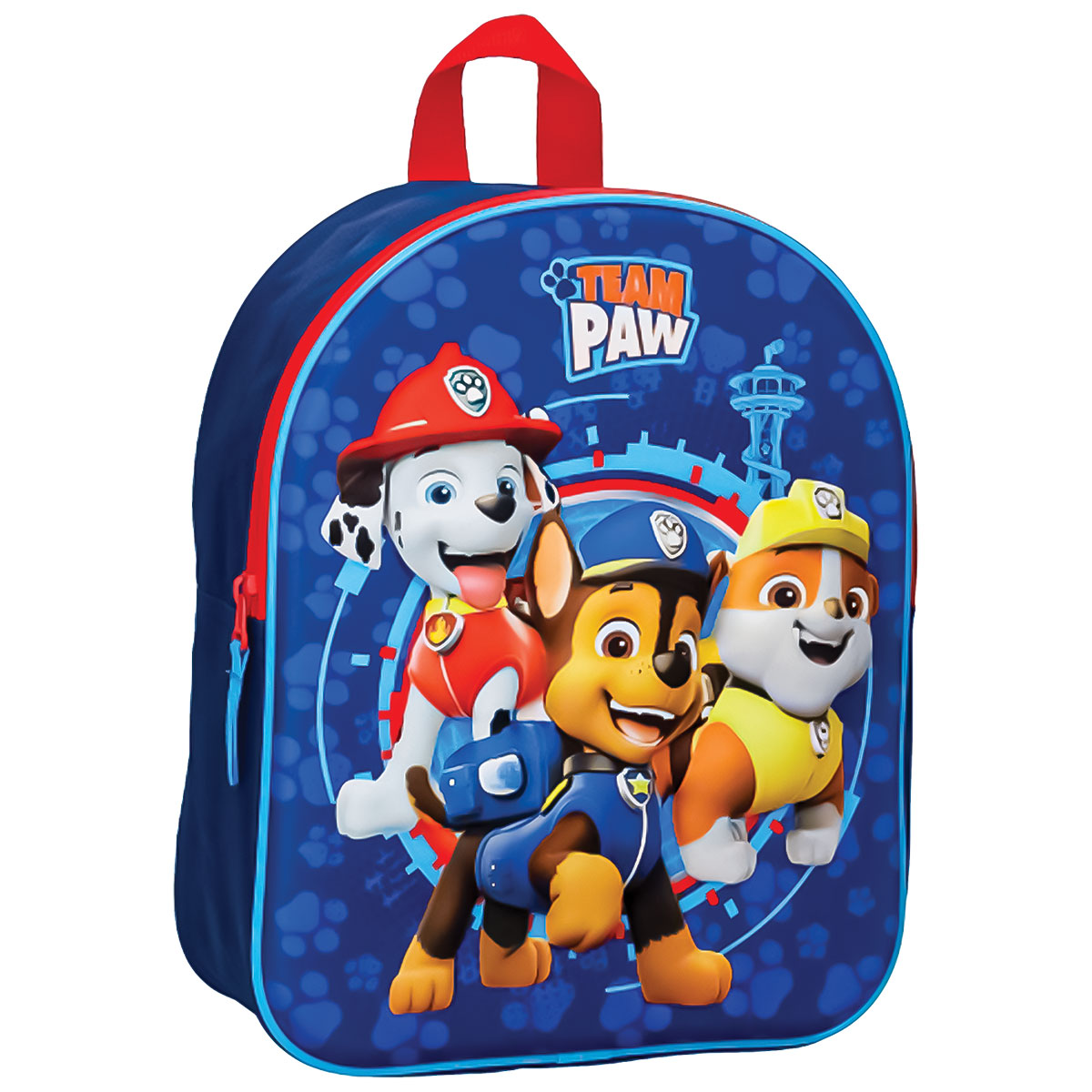 PAW PATROL-PAWS-Mochila Junior 3D 26x32x11cm