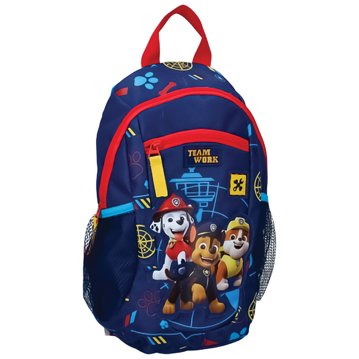 PAW PATROL-PAWS-Mochila Grande c/ 3 fechos 25x38x15cm