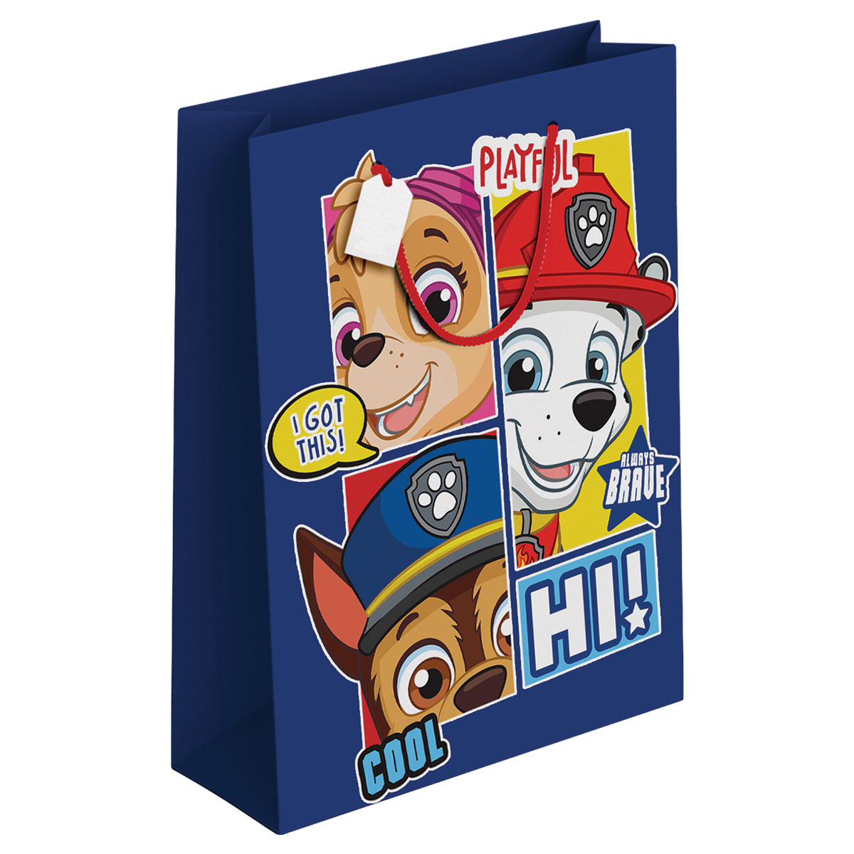 PAW PATROL-Saco Prenda-Grande-33x45x10cm