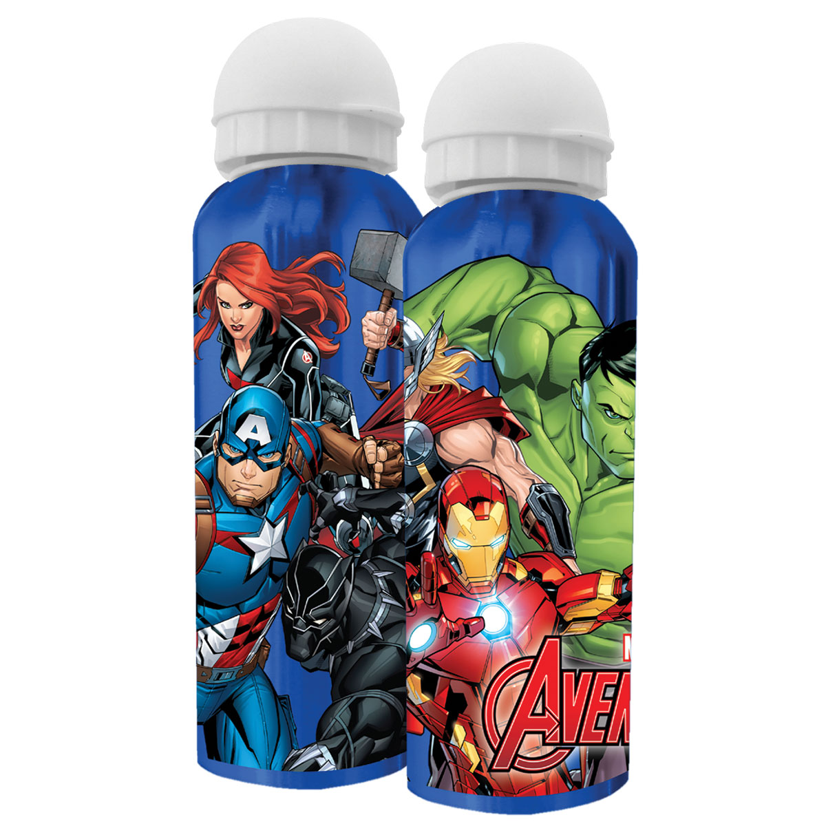 AVENGERS-TEAM-Cantil de Aluminio 500ml