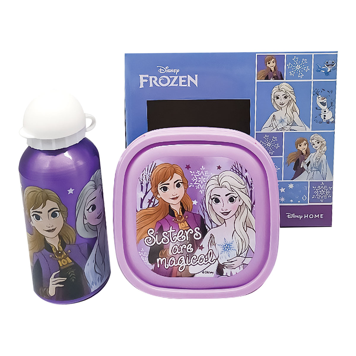 FROZEN-Set c/ Cantil de Aluminio 400ml+Merendeira