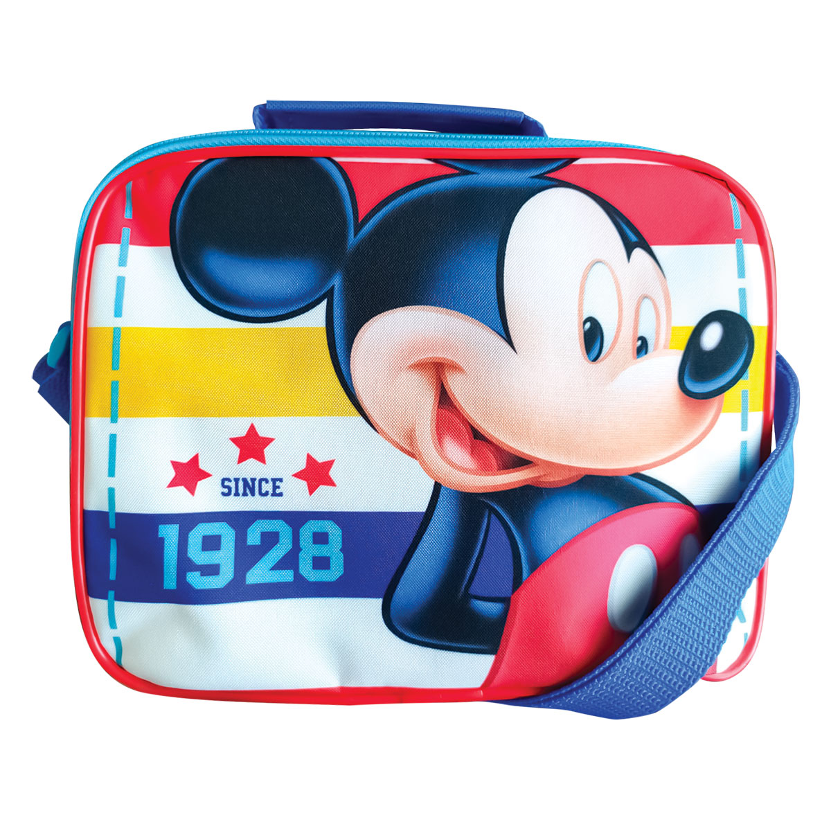 MICKEYb-Saco de lanche a tiracolo 22x18x8cm