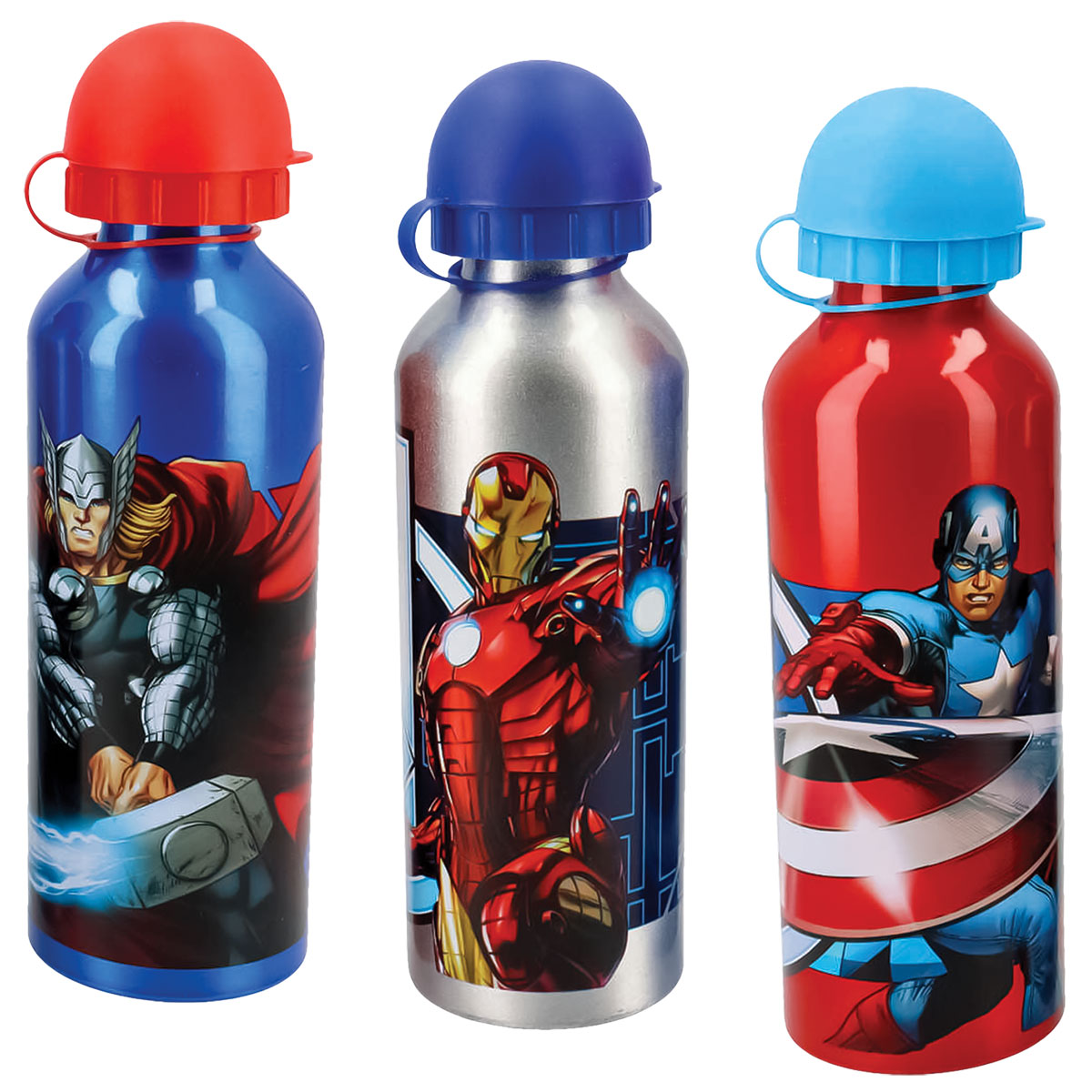 AVENGERS-TEAM-Cantil de Aluminio 500ml