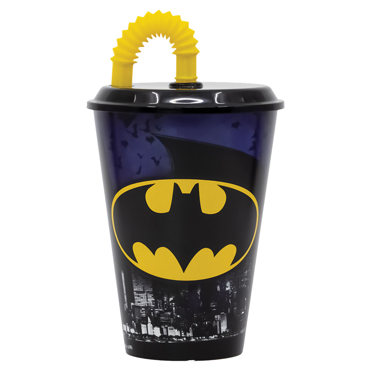 BATMAN-Copo Reutilizável PP com Palhinha 430ml