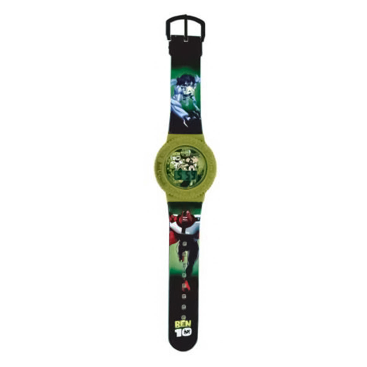 BEN 10-Relógio de pulso digital c/bracelete impressa