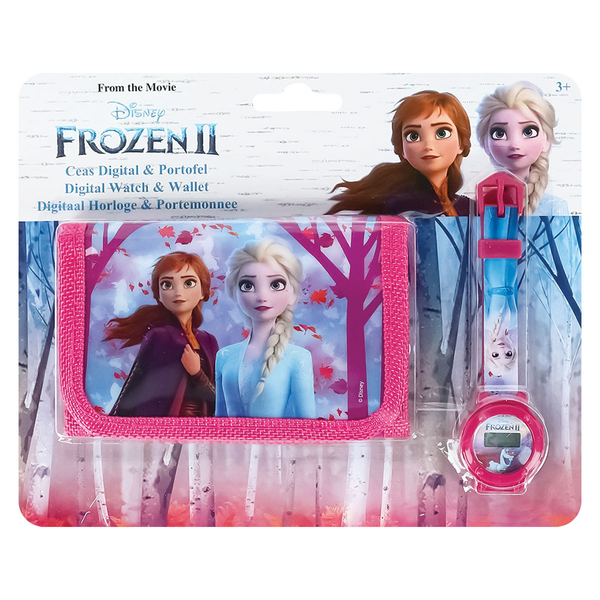 FROZEN2-Set com carteira+relógio em Blister