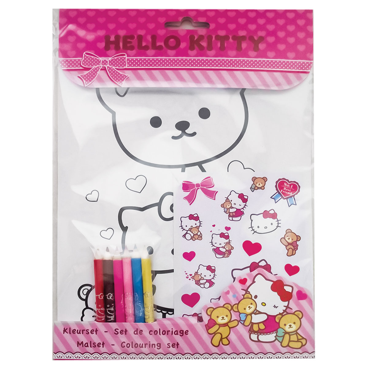 Hello Kitty-Set de pintura em polybag