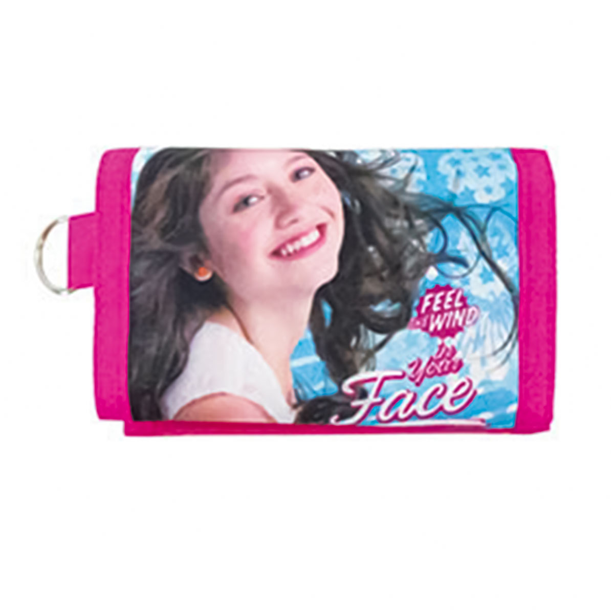 SOY LUNA FWF-Carteira c/ fecho em Velcro 12x9cm