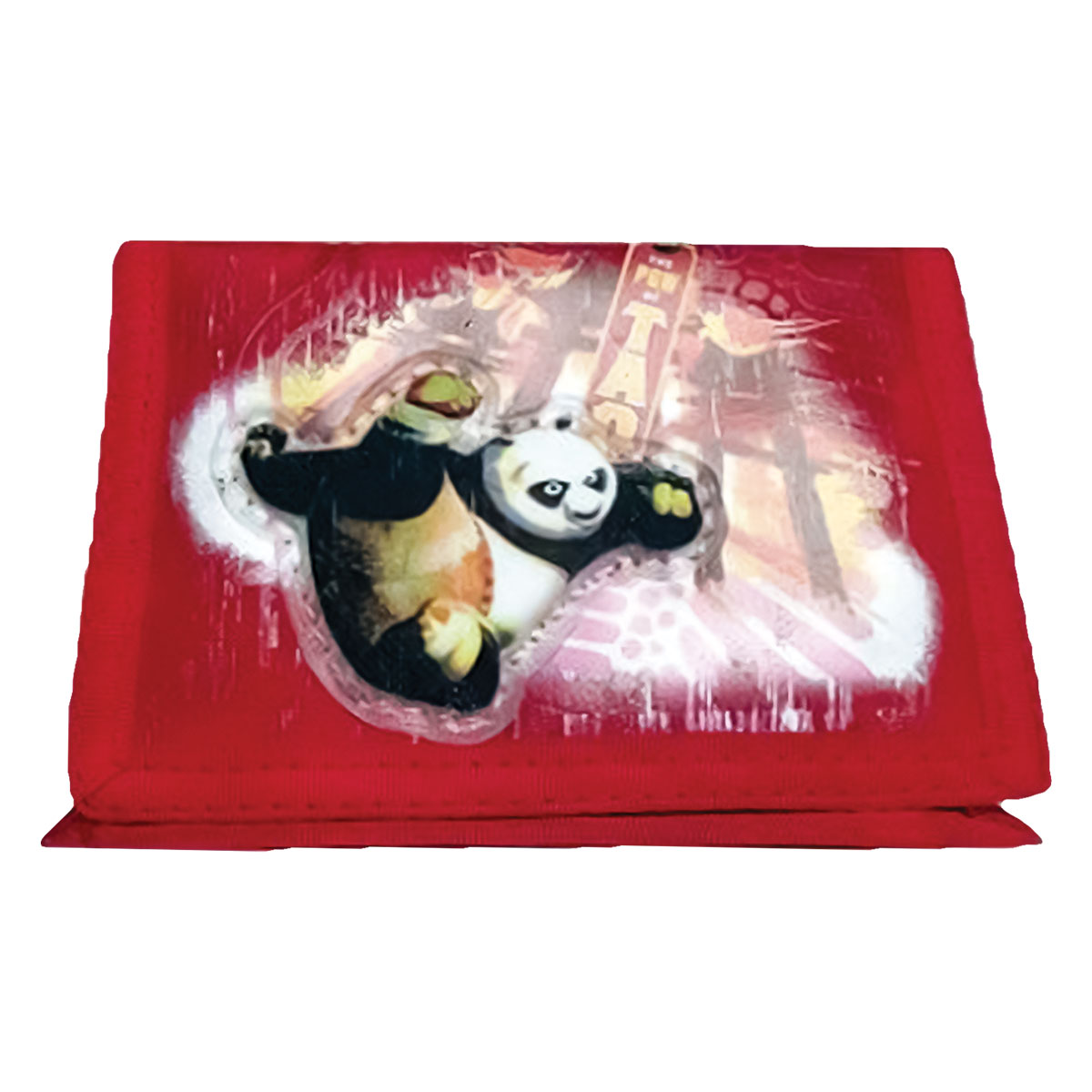 KF PANDA2-Carteira c/ fecho em velcro 13x10x1cm