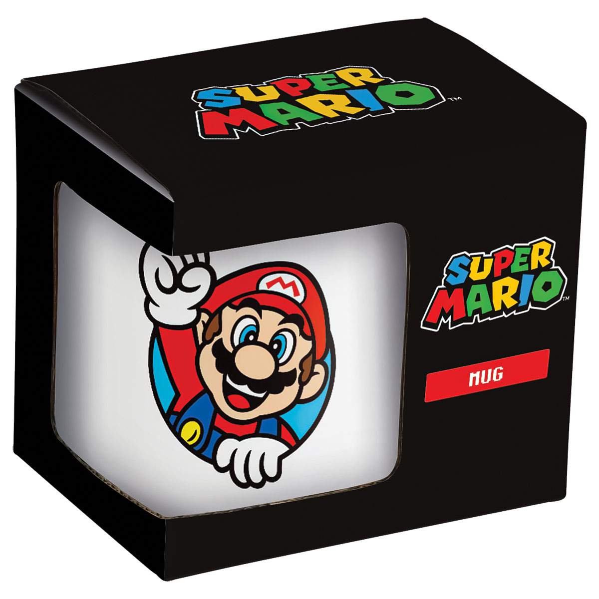 SUPER MARIO-Caneca Cerâmica 300ml Caixa Presente