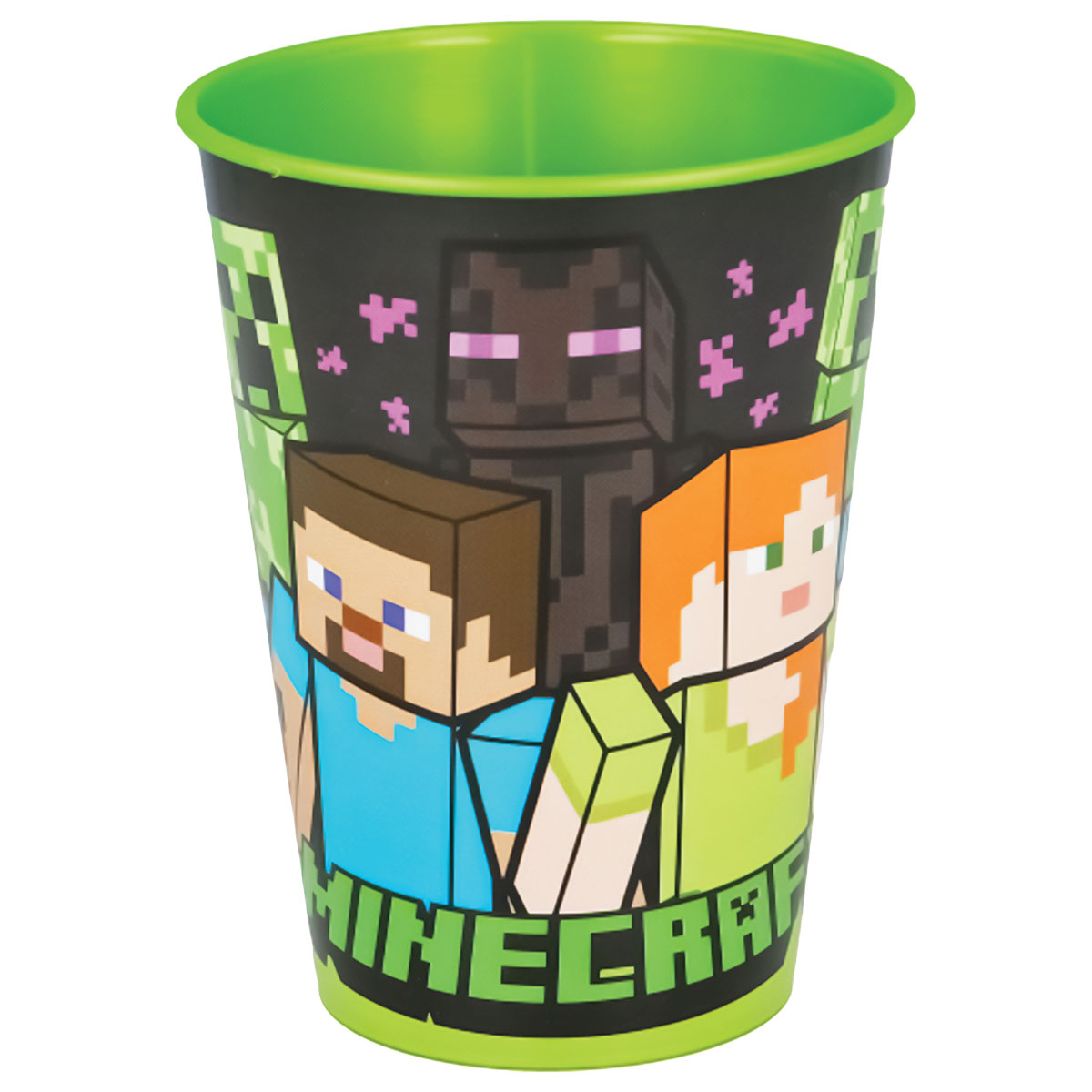 MINECRAFT-Copo Reutilizável PP 260ml