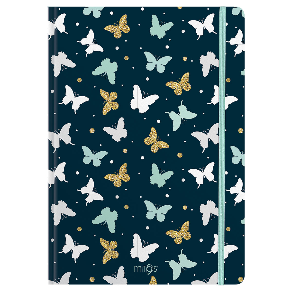 MITOS TREND3-Caderno Notas Linhas A5 Capa Dura 80f-Butterfly