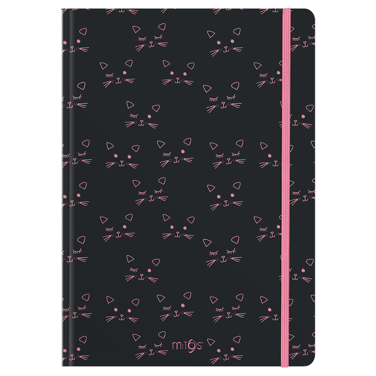 MITOS TREND3-Caderno Notas Linhas A5 Capa Dura 80f-Cat Scrib