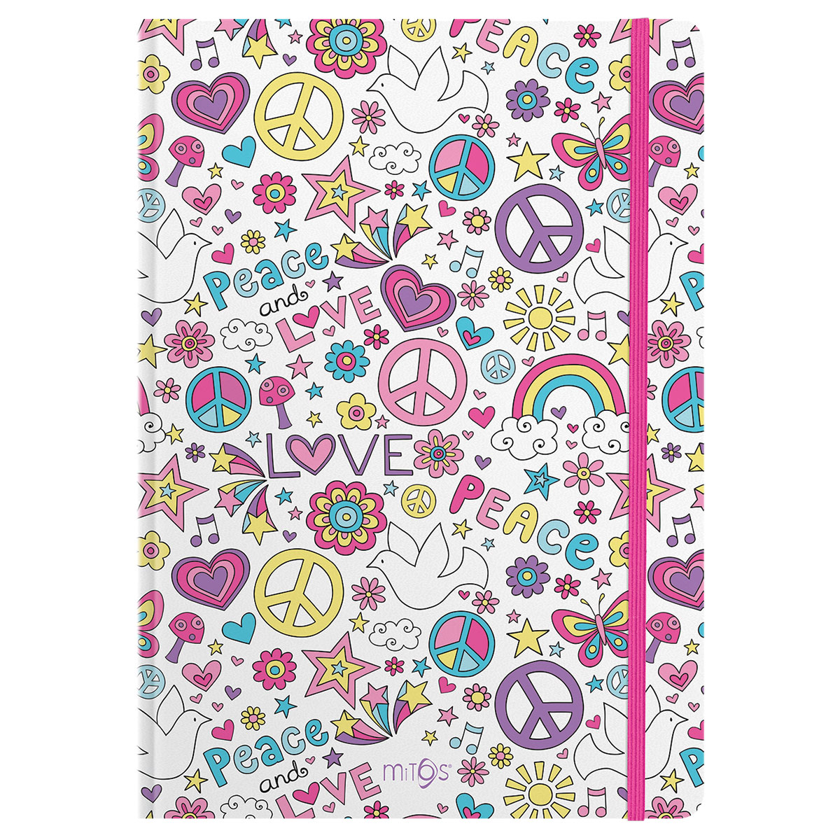 MITOS TREND3-Caderno Notas Liso A6 Capa Dura 80f-Hip Light