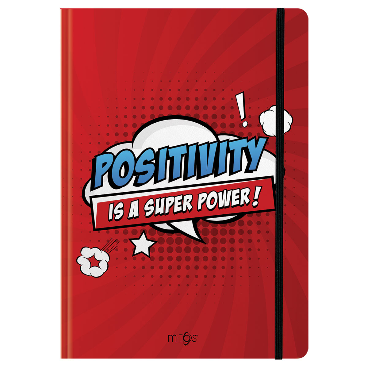 MITOS TREND3-Caderno Notas Linhas A6 Capa Dura 80f-Positivit