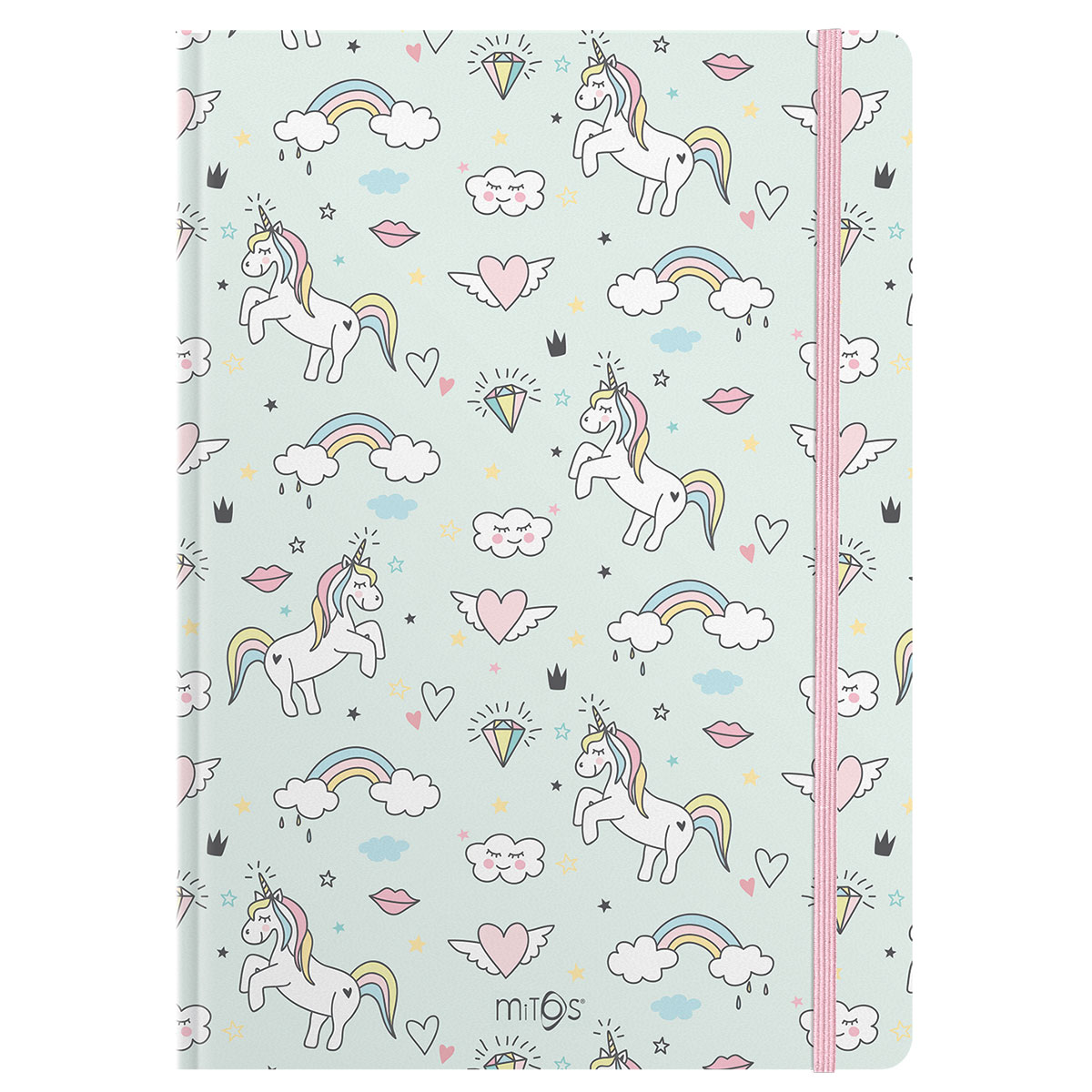 MITOS TREND3-Caderno Notas Liso A6 Capa Dura 80f-Unicorn