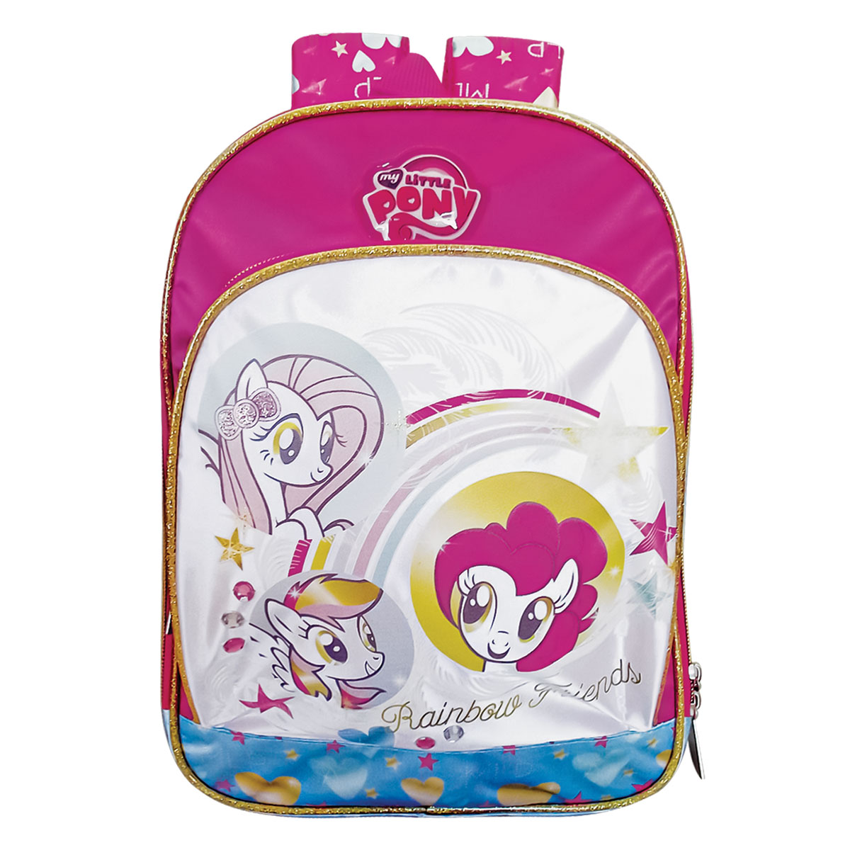 MLP-Mochila Junior c/ 2 fechos 22x30x10cm